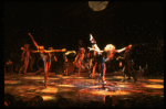L-R) Rene Ceballos and Donna King in a scene from the Broadway musical "Cats." (New York)