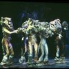 A group of dogs in a scene from the Broadway musical "Cats." (New York)