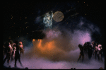 Ken Page (C) in a scene from the Broadway musical "Cats." (New York)