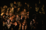 Singing cats in a scene from the Broadway musical "Cats." (New York)