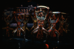 Siamese cats dancing in a scene from the Broadway musical "Cats." (New York)