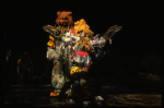 R-L) Christine Langner and Rene Clemente in a scene from the Broadway musical "Cats." (New York)