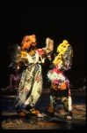 R-L) Christine Langner and Rene Clemente in a scene from the Broadway musical "Cats." (New York)