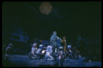 Ken Page w. cats in a scene from the Broadway musical "Cats." (New York)