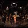 Ken Page w. cats in a scene from the Broadway musical "Cats." (New York)