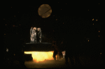 Ken Page taking Betty Buckley to the Heavyside Layer in a scene from the Broadway musical "Cats." (New York)