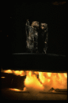 Ken Page taking Betty Buckley to the Heavyside Layer in a scene from the Broadway musical "Cats." (New York)