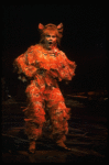 Anna McNeely in a scene from the Broadway musical "Cats." (New York)