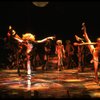 L-R) Rene Ceballos and Donna King in a scene from the Broadway musical "Cats." (New York)