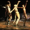 L-R) Rene Ceballos, Bonnie Simmons and Donna King in a scene from the Broadway musical "Cats." (New York)