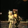 R-L) Cynthia Onrubia and Donna King in a scene from the Broadway musical "Cats." (New York)