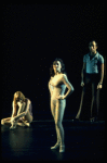 C-R) Kelly Bishop and Wayne Cilento in a scene from the Broadway musical "A Chorus Line." (New York)