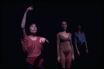 R-L) Kay Cole and Kelly Bishop in a scene from the Broadway musical "A Chorus Line." (New York)