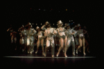 Cast performing "One" in a scene from the Broadway musical "A Chorus Line." (New York)