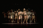 Cast performing "One" in a scene from the Broadway musical "A Chorus Line." (New York)