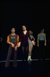 R-L) Don Percassi and Renee Baughman in a scene from the Broadway musical "A Chorus Line." (New York)