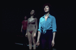 R-L) Kay Cole, Kelly Bishop and Nancy Lane performing "At The Ballet" in a scene from the Broadway musical "A Chorus Line." (New York)