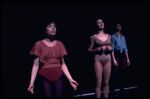 R-L) Kay Cole, Kelly Bishop and Nancy Lane performing "At The Ballet" in a scene from the Broadway musical "A Chorus Line." (New York)