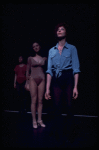 R-L) Kay Cole, Kelly Bishop and Nancy Lane performing "At The Ballet" in a scene from the Broadway musical "A Chorus Line." (New York)