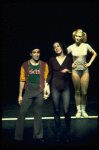 R-L) Don Percassi, Renee Baughman and Pamela Blair in a scene from the Broadway musical "A Chorus Line." (New York)