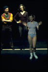 R-L) Don Percassi, Renee Baughman and Pamela Blair in a scene from the Broadway musical "A Chorus Line." (New York)