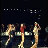 2R-C) Robert Lupone and Donna McKechnie dancing in a scene from the Broadway musical "A Chorus Line." (New York)