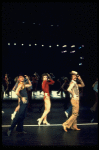 2R-C) Robert Lupone and Donna McKechnie dancing in a scene from the Broadway musical "A Chorus Line." (New York)