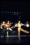 2R-C) Robert Lupone and Donna McKechnie dancing in a scene from the Broadway musical "A Chorus Line." (New York)