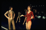 L-R) Robert Lupone and Donna McKechnie in a scene from the Broadway musical "A Chorus Line." (New York)