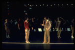 R-L) Robert Lupone and Donna McKechnie in a scene from the Broadway musical "A Chorus Line." (New York)