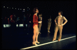 R-L) Robert Lupone and Donna McKechnie in a scene from the Broadway musical "A Chorus Line." (New York)