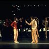 R-L) Robert Lupone and Donna McKechnie in a scene from the Broadway musical "A Chorus Line." (New York)