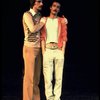 L-R) Robert Lupone and Sammy Williams in a scene from the Broadway musical "A Chorus Line." (New York)