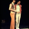 L-R) Robert Lupone and Sammy Williams in a scene from the Broadway musical "A Chorus Line." (New York)