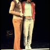 L-R) Robert Lupone and Sammy Williams in a scene from the Broadway musical "A Chorus Line." (New York)