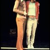 L-R) Robert Lupone and Sammy Williams in a scene from the Broadway musical "A Chorus Line." (New York)