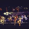 Dancers in a  scene from the Broadway musical "A Chorus Line." (New York)