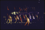 Dancers in a  scene from the Broadway musical "A Chorus Line." (New York)