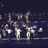 Dancers in a  scene from the Broadway musical "A Chorus Line." (New York)