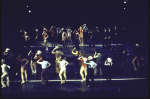 Dancers in a  scene from the Broadway musical "A Chorus Line." (New York)