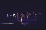 Dancers in a  scene from the Broadway musical "A Chorus Line." (New York)