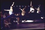 Dancers in a  scene from the Broadway musical "A Chorus Line." (New York)