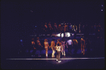 Dancers in a  scene from the Broadway musical "A Chorus Line." (New York)