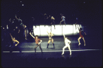 Dancers in a  scene from the Broadway musical "A Chorus Line." (New York)