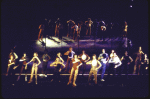 Dancers in a  scene from the Broadway musical "A Chorus Line." (New York)