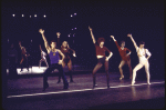 Dancers in a  scene from the Broadway musical "A Chorus Line." (New York)