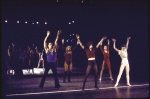 Dancers in a  scene from the Broadway musical "A Chorus Line." (New York)