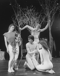 Actors wearing naked-looking body suits in a scene from the Martha Clarke theatre piece "Garden Of Earthly Delights"