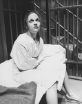 Actress Pamela Reed in a scene from the off-Broadway production of the play "Getting Out"