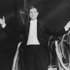 Actor Louis Jourdan in a scene from the stage production of the musical "Gigi"